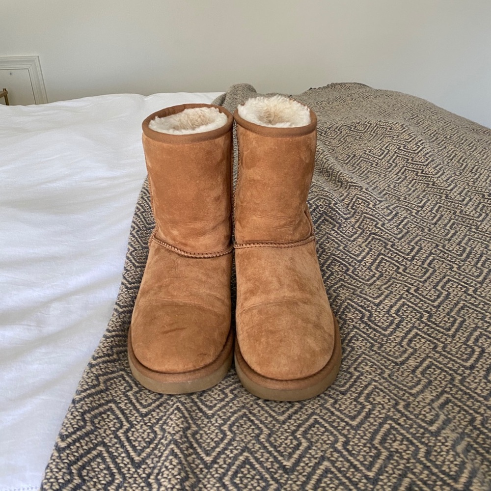 Brown UGG Classic Short ll Boot